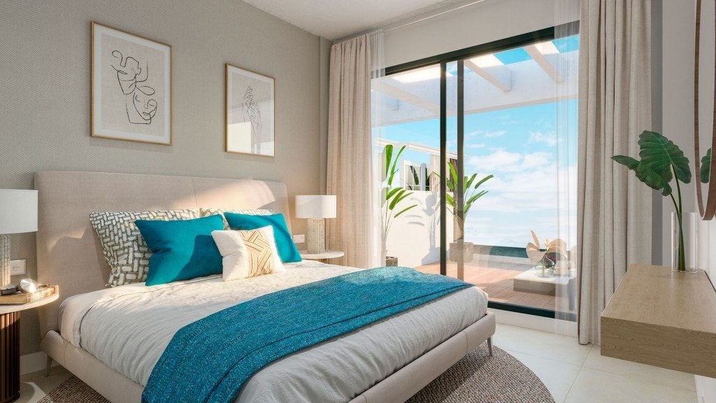 Modern appartement in CARIHUELA exclusief wooncomplex., Huizen en Kamers, Spanje, 3 kamers, CARIHUELA, Stad