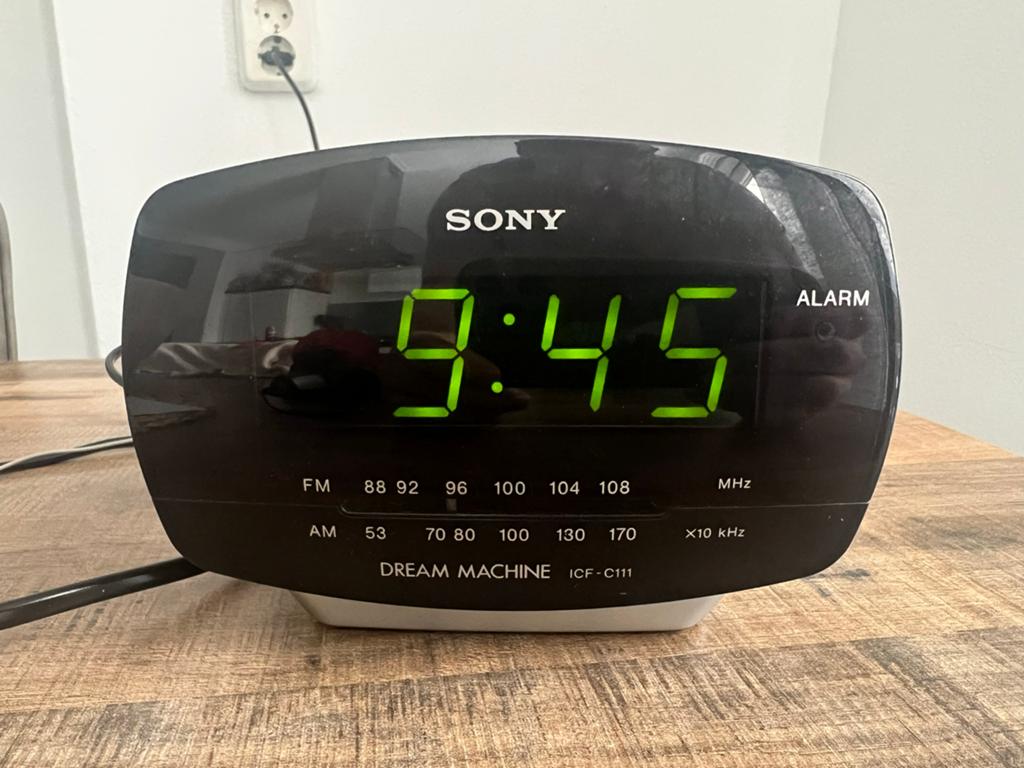 Sony Dream Machine ICF-C111 Wekkerradio, Ophalen of Verzenden, Gebruikt, Radio
