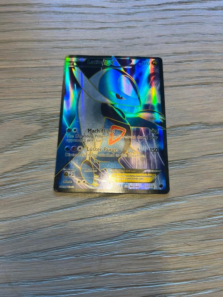 Pokemon kaart latios EX, Ophalen of Verzenden, Zo goed als nieuw