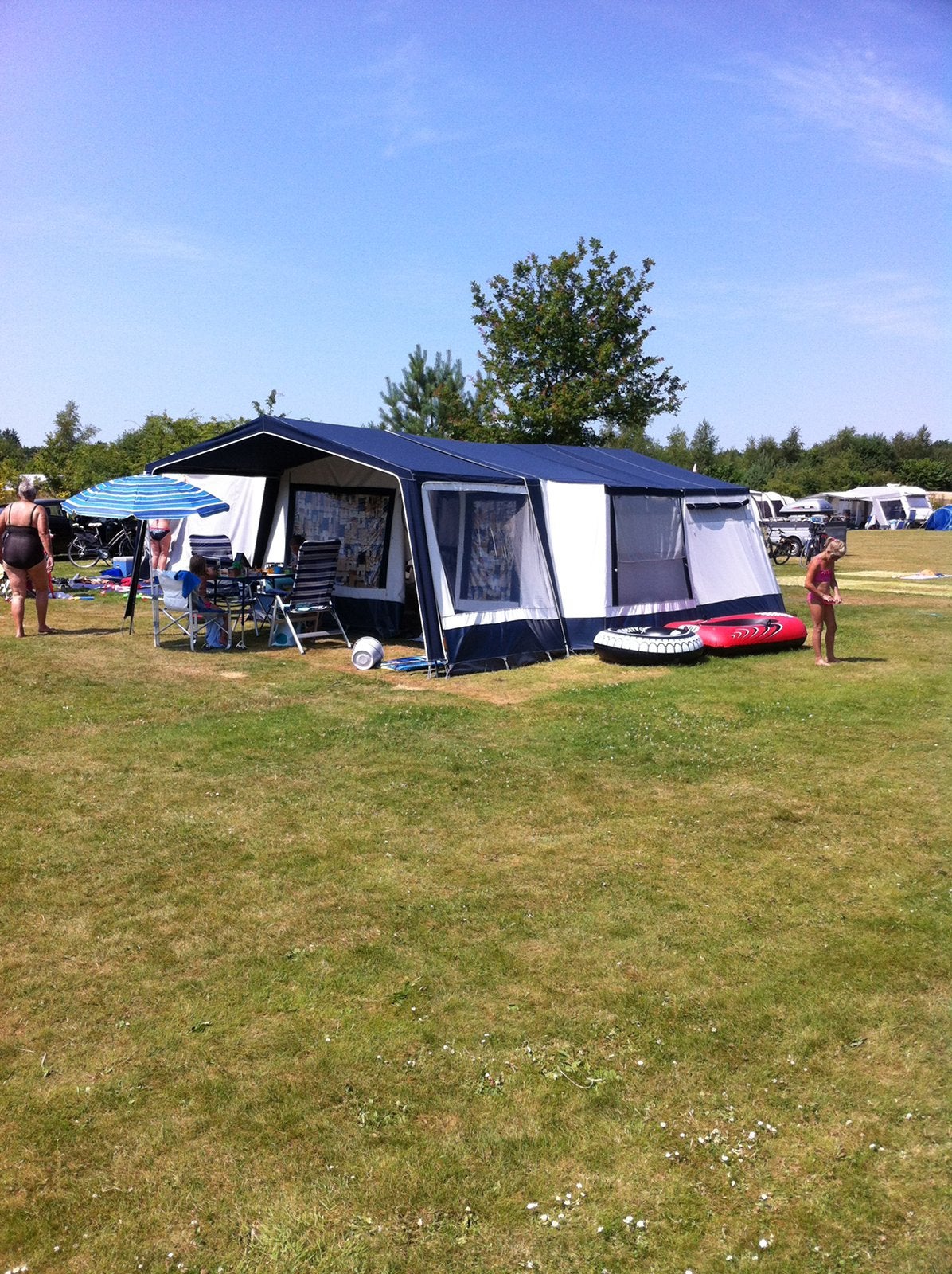Roadmaster family S ecru/blauw, Blauw, Aanwezig, Meer dan 6, Ophalen