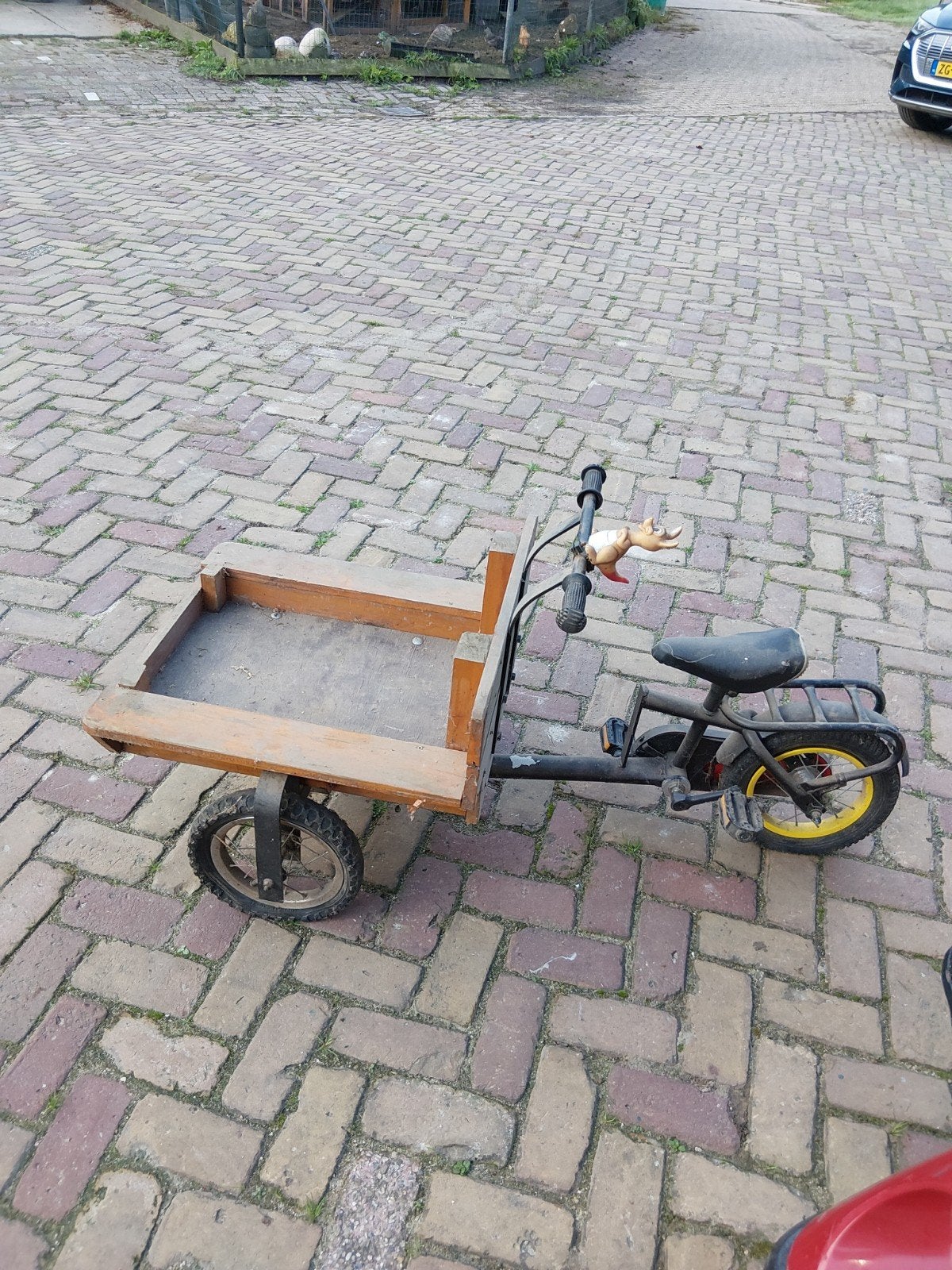 Unieke kinderbakfiets voor klein goederenvervoer, Fietsen en Brommers, Ophalen of Verzenden, Gebruikt, Goederen, Overige merken