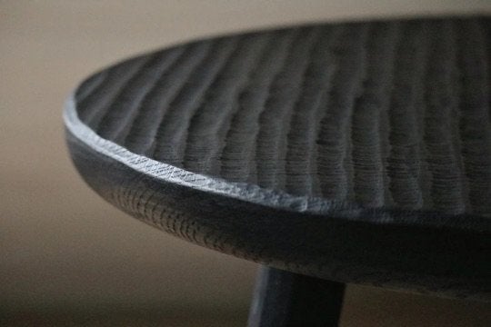 Handgemaakt Zwart Eiken Sidetable Salontafel 50cm Nieuw!, Huis en Inrichting, Tafels | Salontafels, 100 tot 150 cm, Nieuw, Eikenhout
