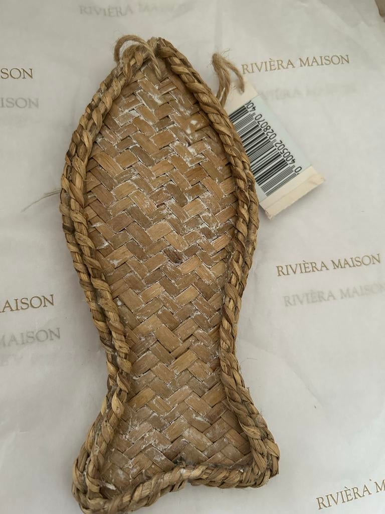 Riviera Maison Ocean Deco Fish - Nieuw met kaartje, Beige, Nieuw, Ophalen of Verzenden, Landelijk