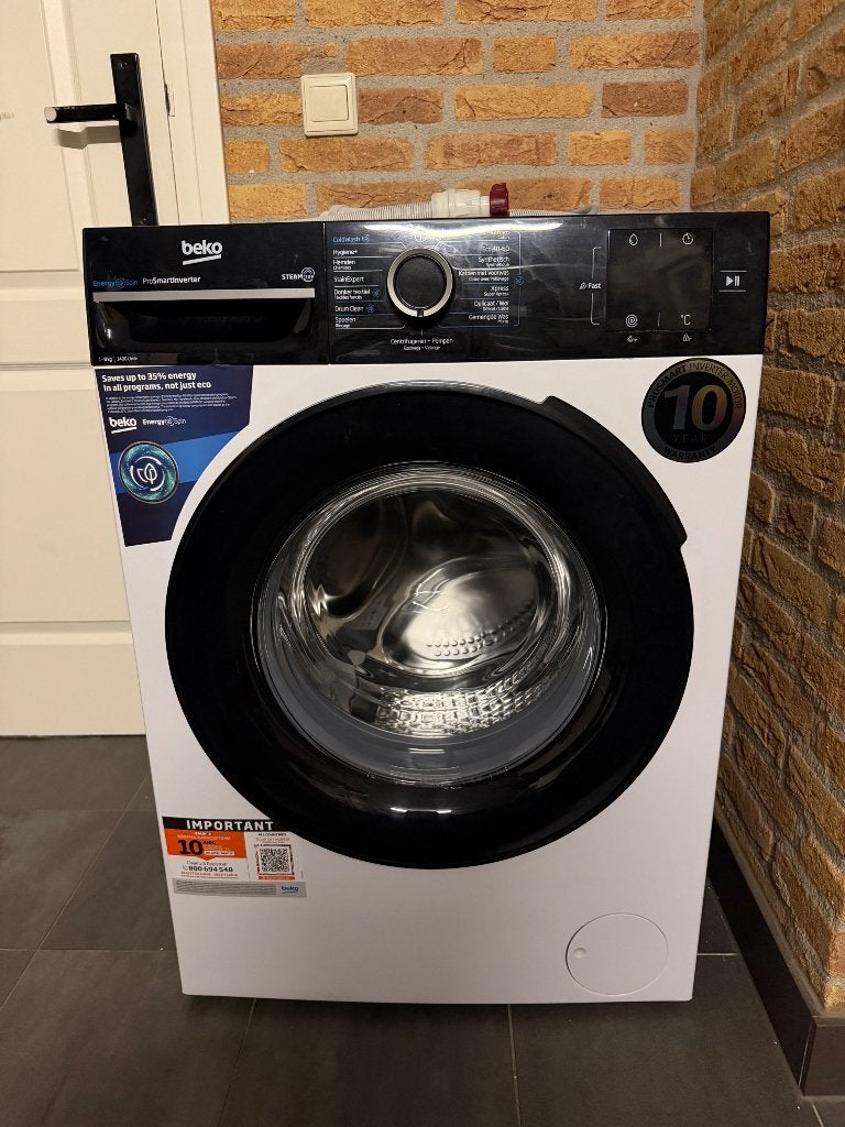 Beko wasmachine 8 kg, Ophalen, Zo goed als nieuw, 85 tot 90 cm, 1200 tot 1600 toeren