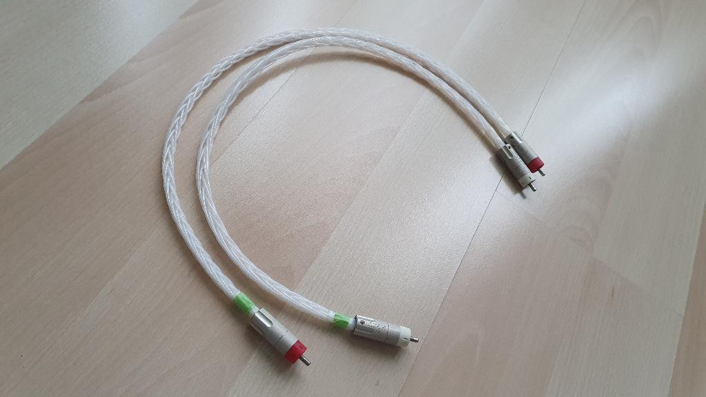 LAVRiCABLES interlink kabels rca (60cm), Ophalen of Verzenden, Gebruikt, Minder dan 2 meter, Interlink-kabel