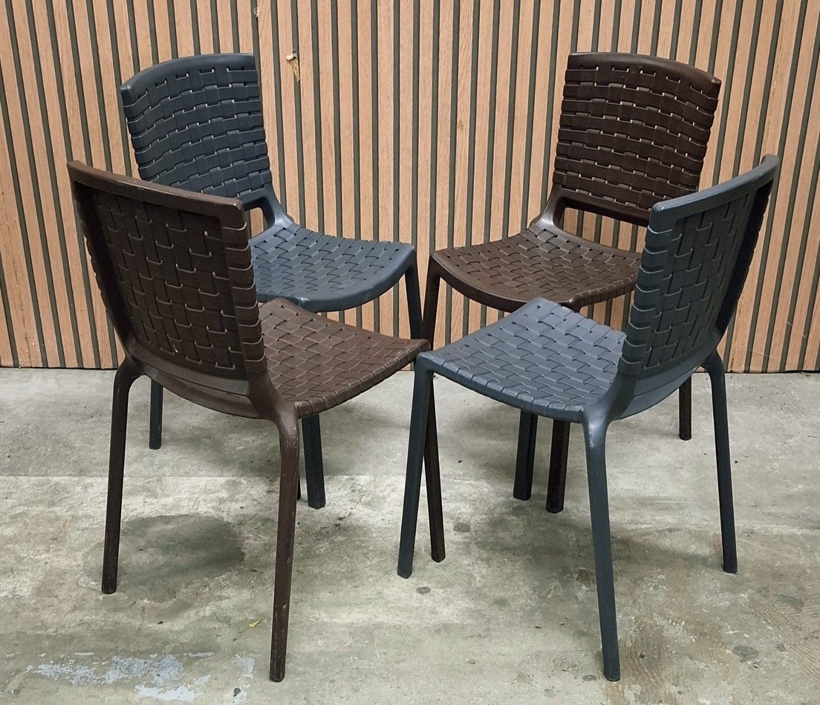 31 Pedrali design stoelen terrasstoelen horeca cafe kantine, Ophalen of Verzenden, Zo goed als nieuw, Kunststof, Vijf, Zes of meer stoelen