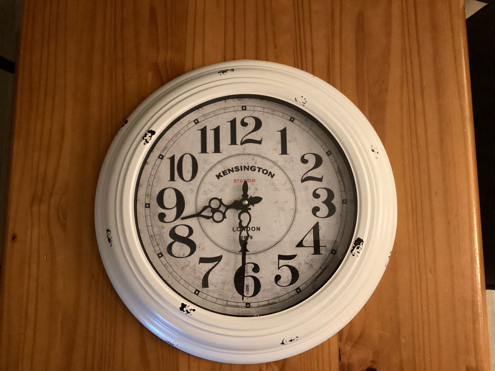 Klok Groot 43cm,Zie Foto’s., Ophalen, Wandklok