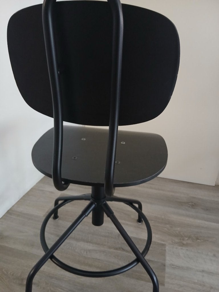 Foto 5 van Bureaustoel Ikea Kullaberg - draaistoel zwart