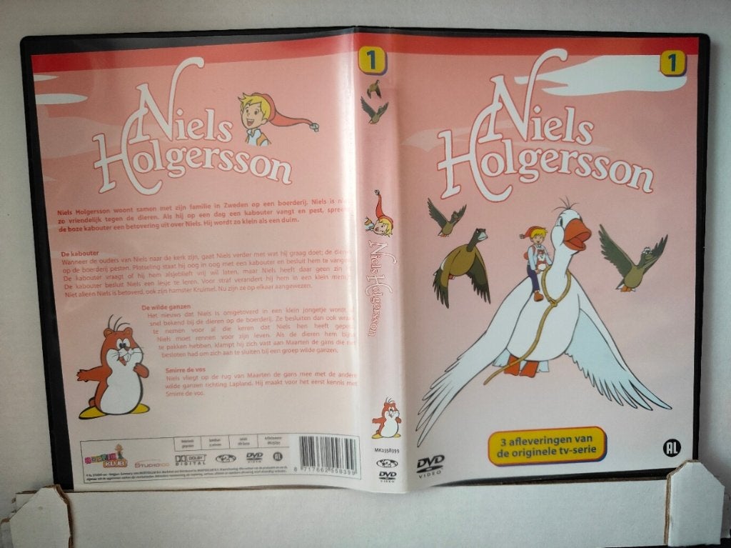 DVD Niels Holgersson, Tekenfilm, Alle leeftijden, Overige soorten, Zo goed als nieuw