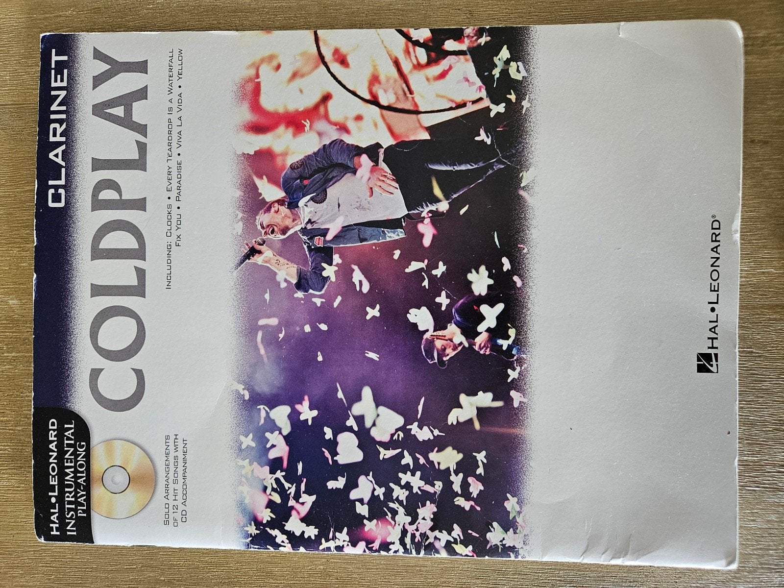 Coldplay Klarinet bladmuziek met CD - Hal Leonard, Gebruikt, Ophalen of Verzenden, Klarinet, Artiest of Componist