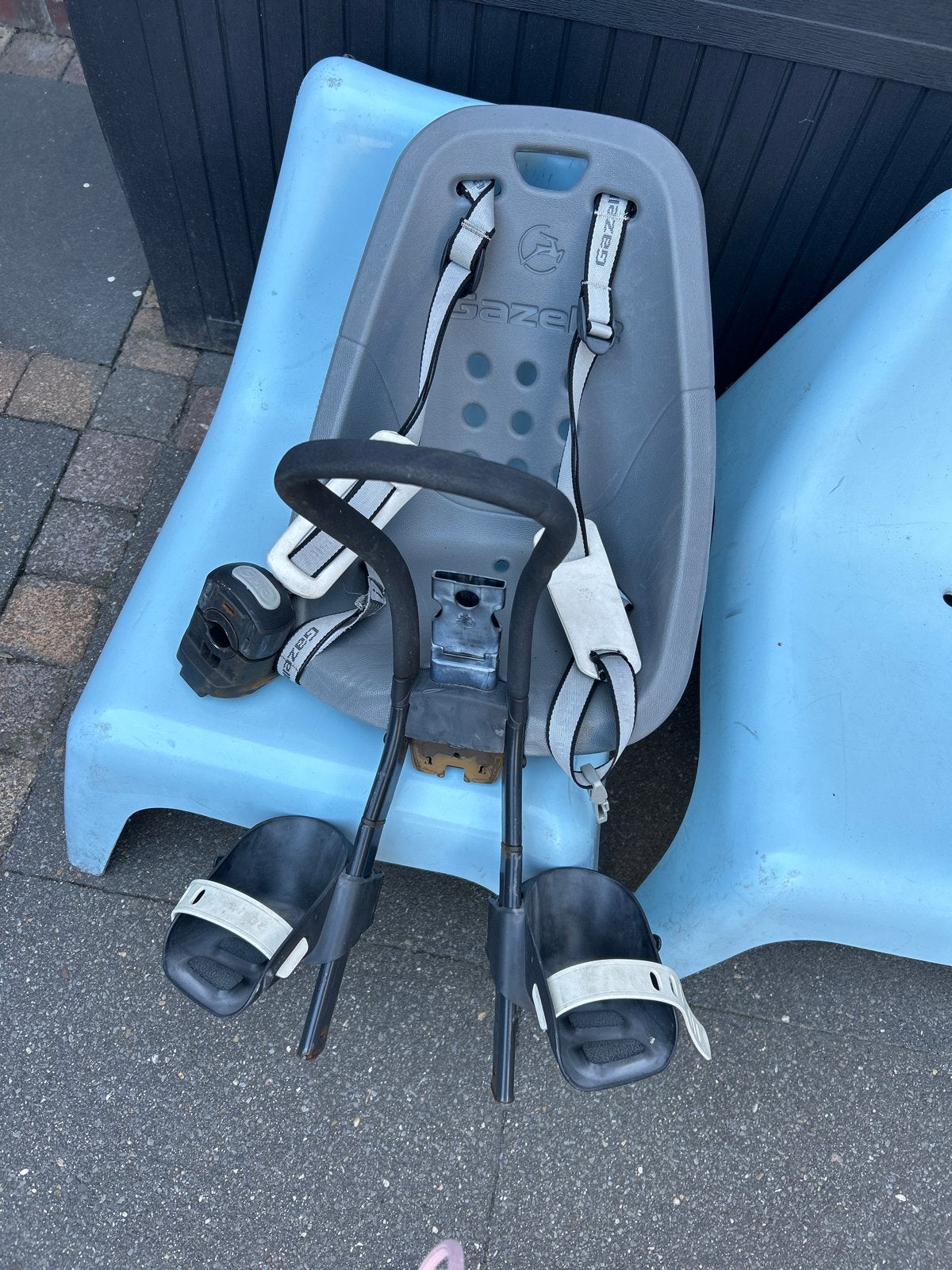 Gazelle Yepp fietszitje voor aan het stuur, Ophalen, Voorzitje, 0 t/m 13 kg, Gebruikt