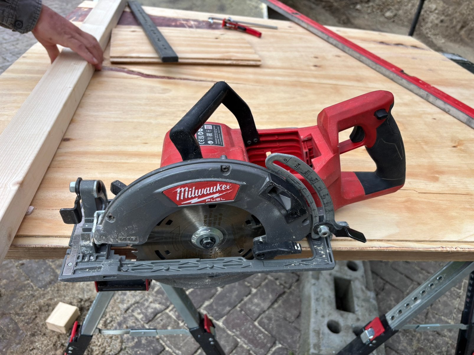 Milwaukee m18 rearhandle cirkelzaag 190mm, Doe-het-zelf en Verbouw, Gereedschap | Zaagmachines, Ophalen, Cirkelzaag, Zo goed als nieuw