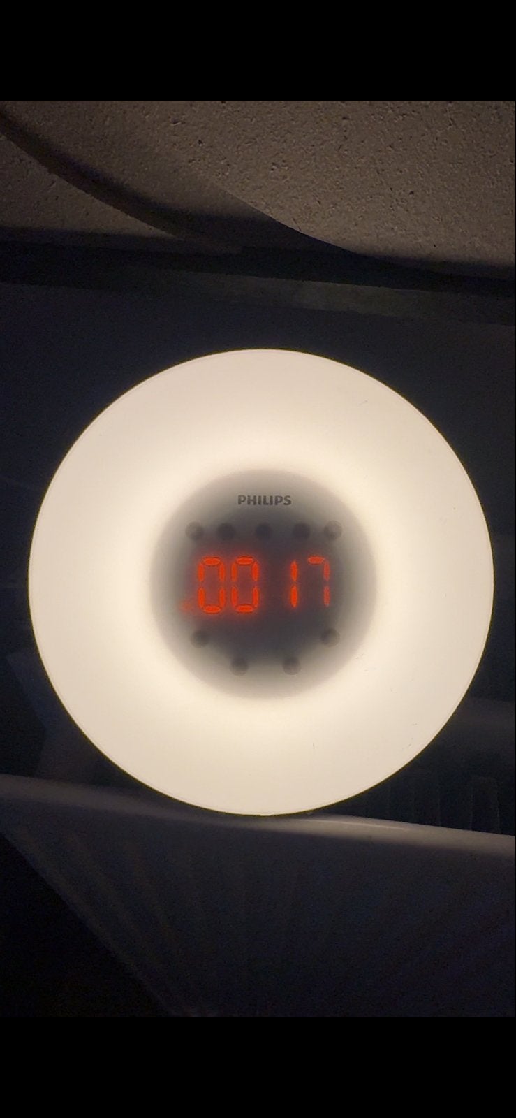 Philips Wake-up Light HF3505 - Goede staat, Witgoed en Apparatuur, Wekkers, Ophalen of Verzenden, Gebruikt, Digitaal