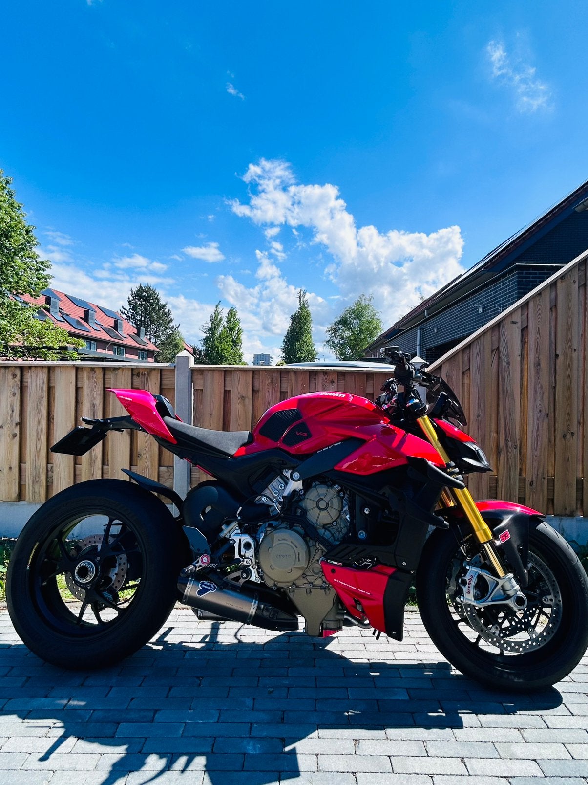 Ducati Streetfighter V4S Termignoni 2021, Motoren, Occasion, 4 cilinders, Motorrijbewijs A, Particulier