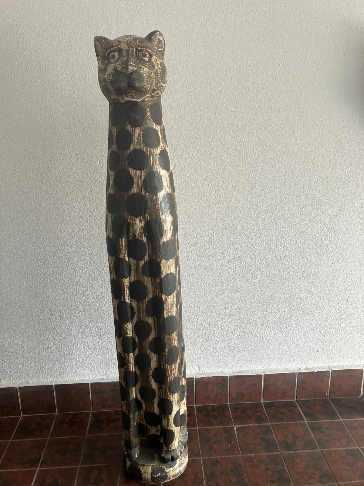Vintage houten panter, Ophalen, Zo goed als nieuw
