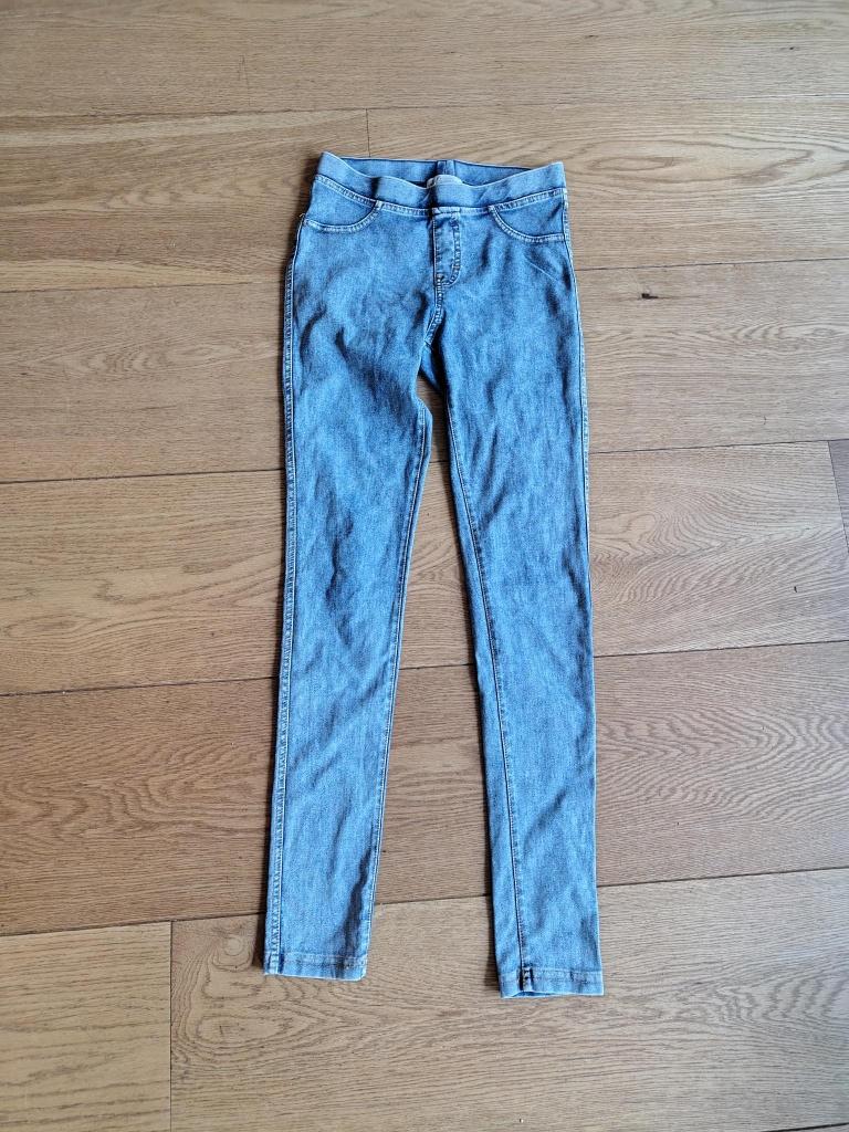 Jegging (jeans legging) maat 152 van H&M., Ophalen of Verzenden, Gebruikt, Meisje, Broek