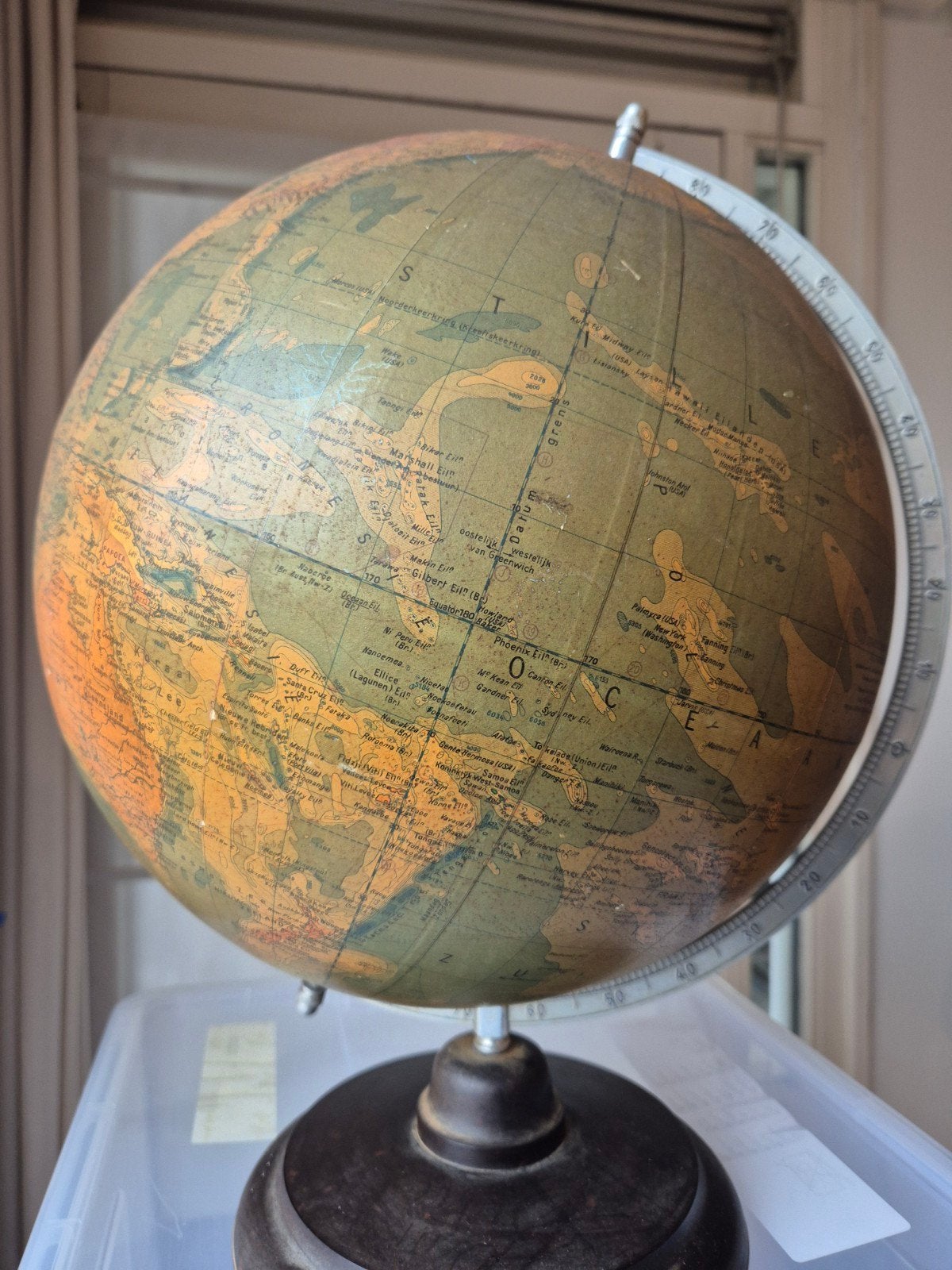 Prachtige Vintage Räths Staatkundige Wereldbol (1963) – 33 c, Ophalen of Verzenden