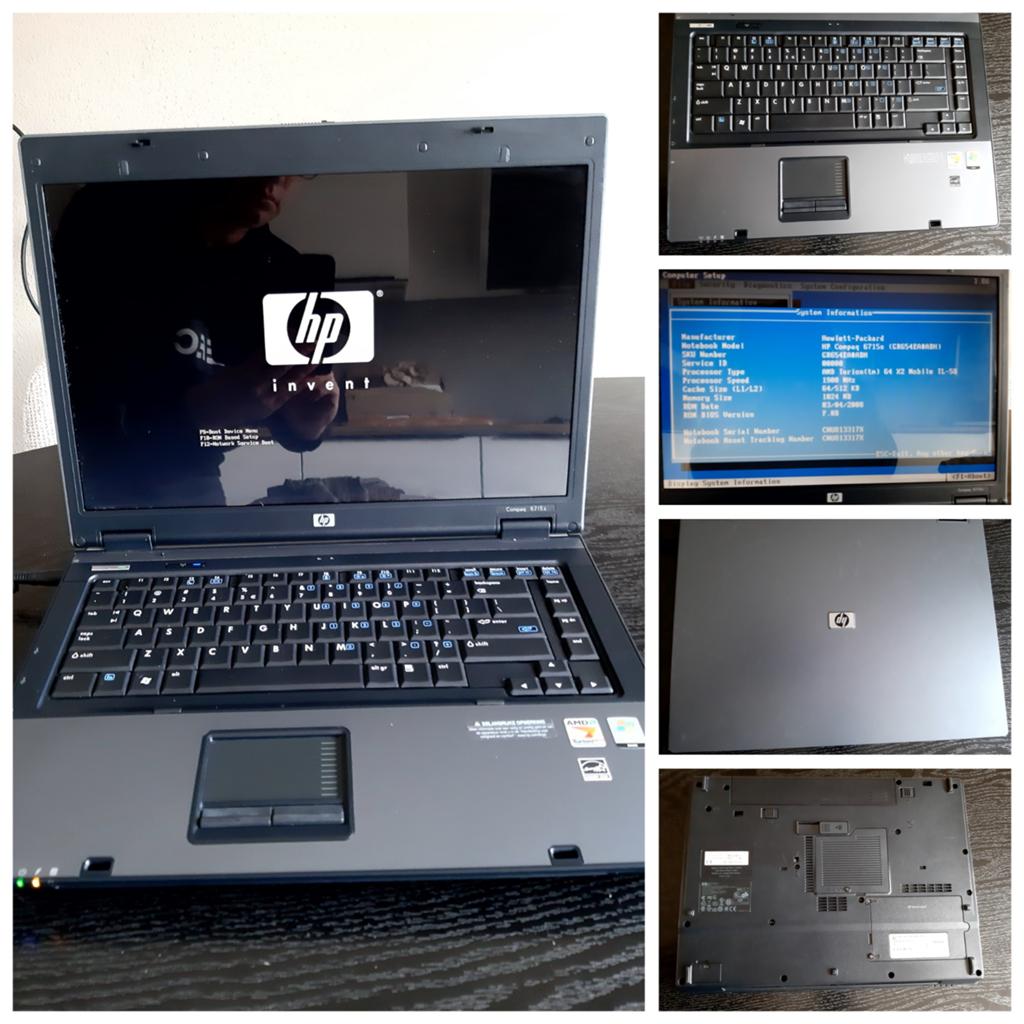HP Compaq 6715S Laptop, Computers en Software, Windows Laptops, Ophalen of Verzenden, HP Compaq 6715S