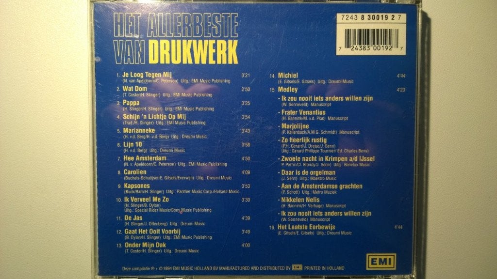 Drukwerk - Het Allerbeste Van Drukwerk, Ophalen of Verzenden, Zo goed als nieuw, Levenslied of Smartlap