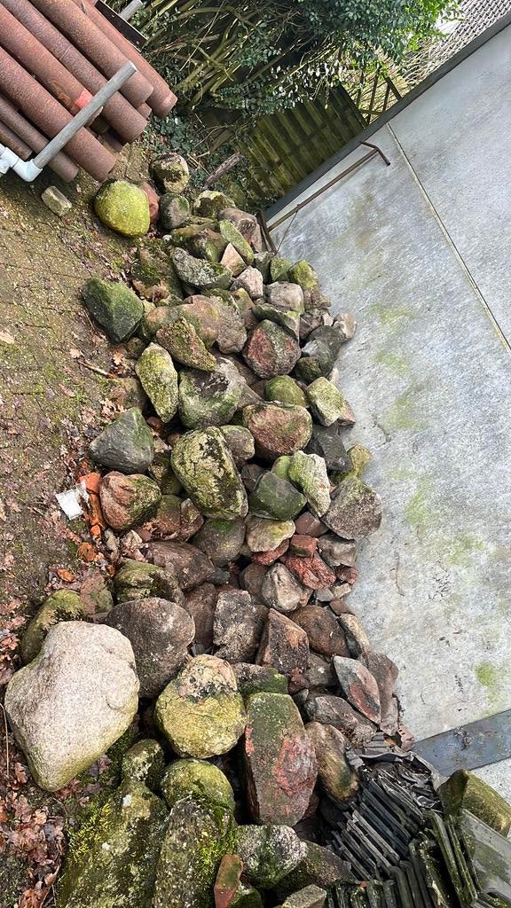 Diverse partij veldkeien en kinderkopjes, Tuin en Terras, Grind, Keien en Split, Ophalen, Overige materialen, Gebruikt, Kei