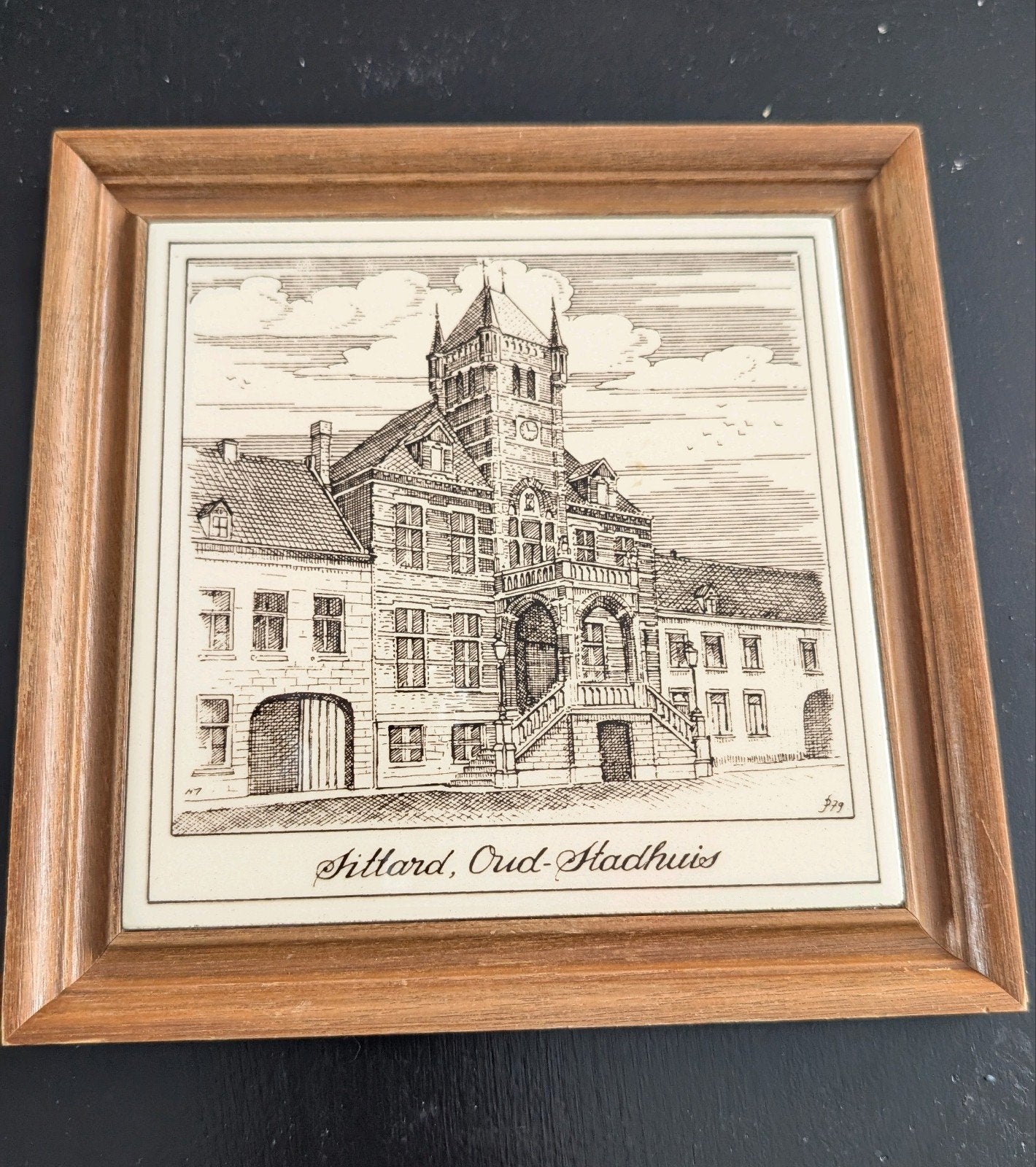 Tegel Oud Stadhuis Sittard, Antiek en Kunst, Ophalen of Verzenden
