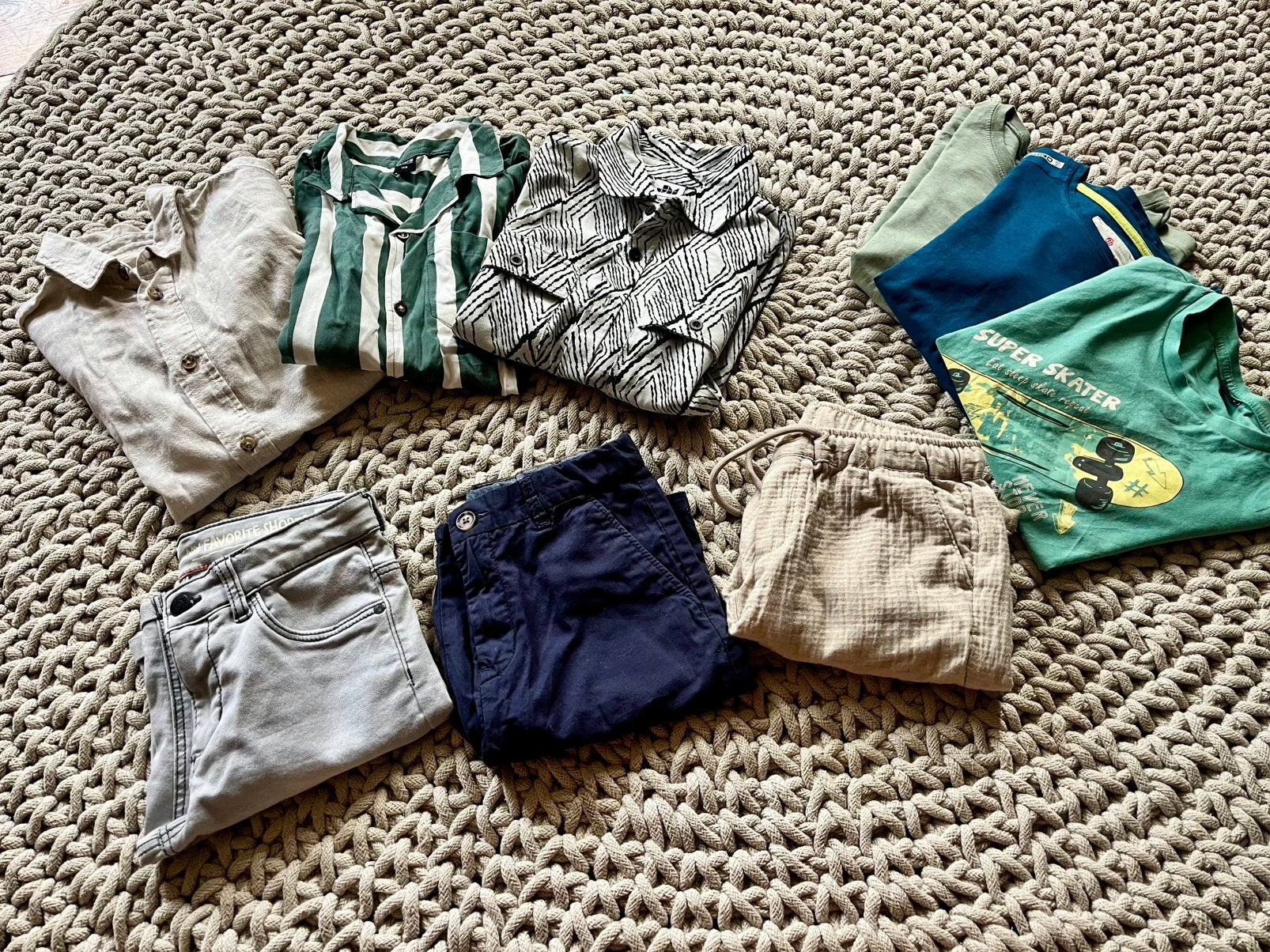 Mooie zomerkleding 134/140 jongen, Verzenden, Zo goed als nieuw, Maat 134