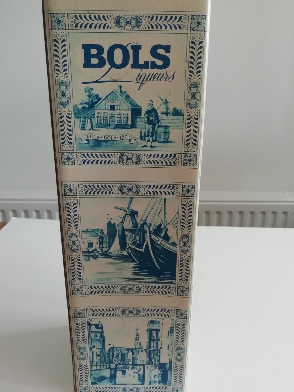 Bols kruik met jonge genever Delfts blauw, Verzamelen, Ophalen, Nieuw