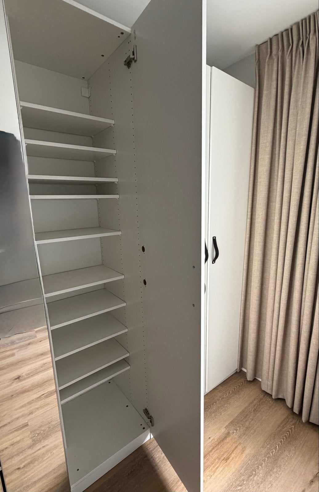 Zgan IKEA Pax hoekkast excl. planken, Ophalen, Overige materialen, 200 cm of meer, 50 tot 100 cm