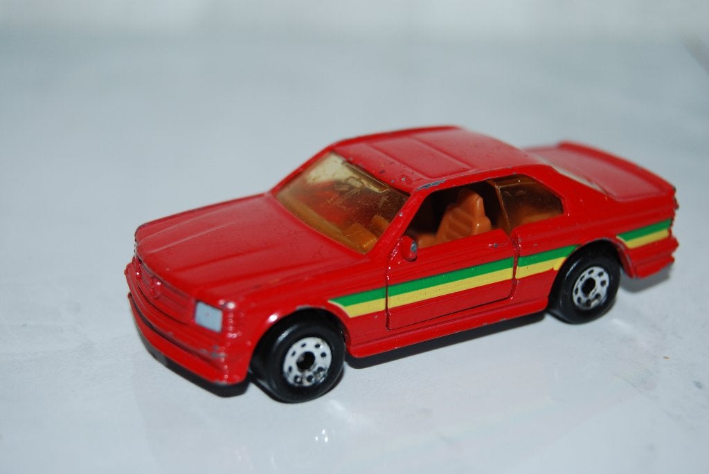 Matchbox Mercedes 500 SEC, Hobby en Vrije tijd, Ophalen of Verzenden, Gebruikt, Auto
