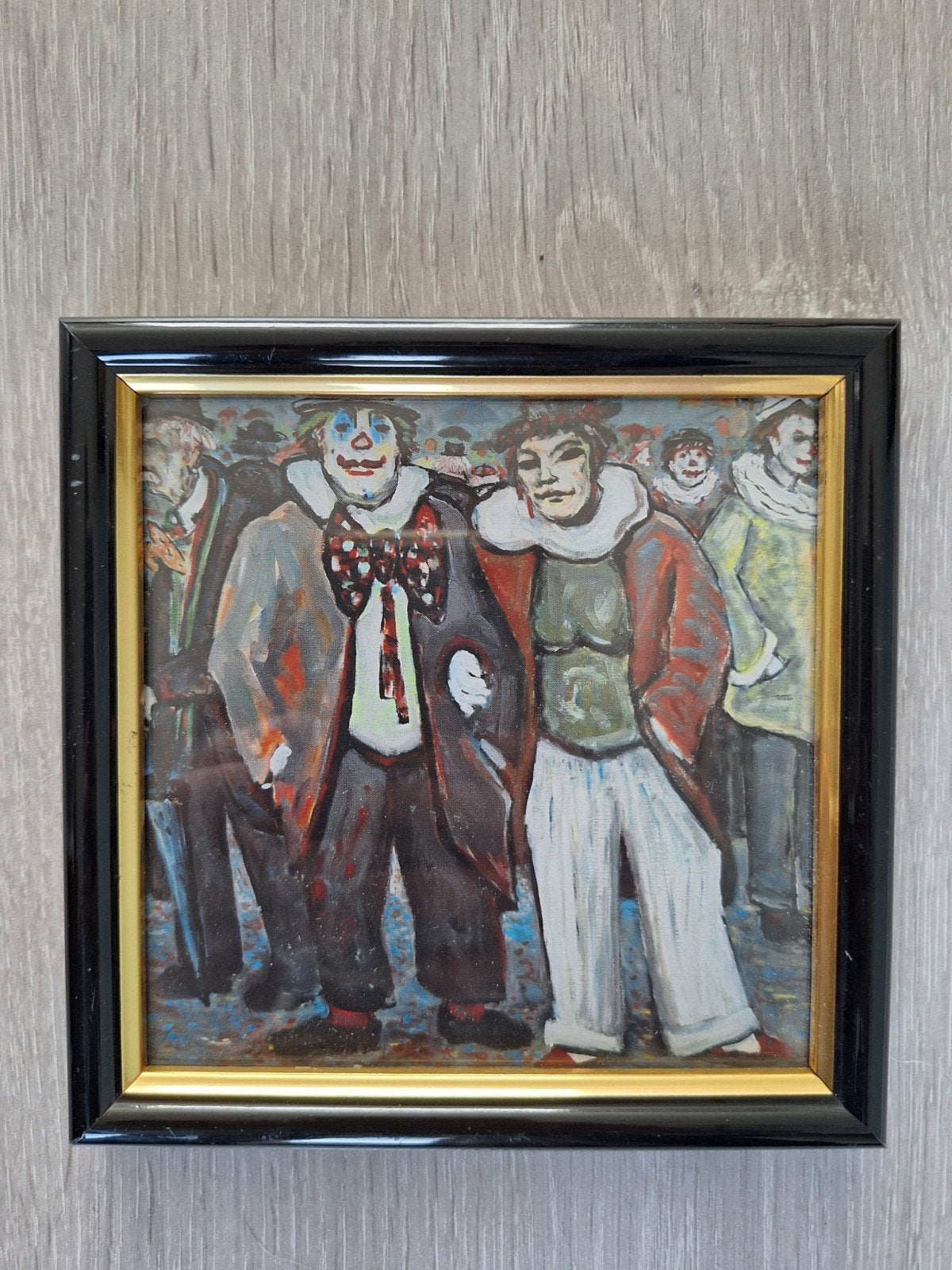 Ingelijst prentje van clowns van kunstenaar Evert Slegers.
1, Ophalen of Verzenden