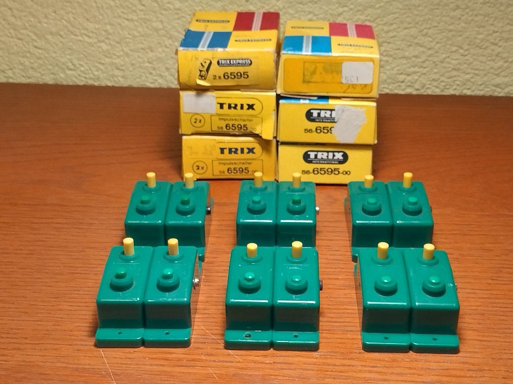 Trix Express 6595 - Schakelaars (12x) - OVP, Gebruikt, Gelijkstroom, Trix, Overige typen