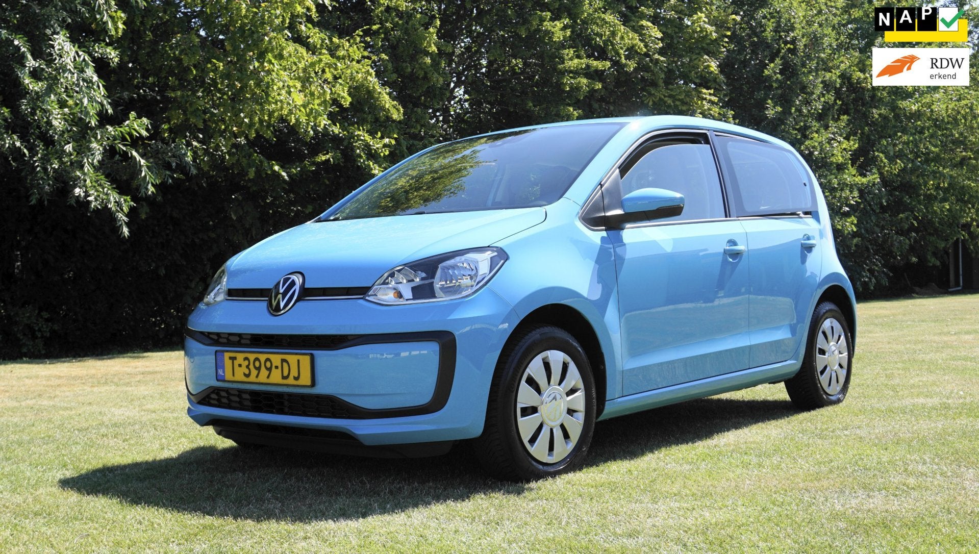 Volkswagen Up! 1.0 BMT move up! 5 drs Airco blue tooth, Auto's, Stof, Gebruikt, 891 kg, Origineel Nederlands
