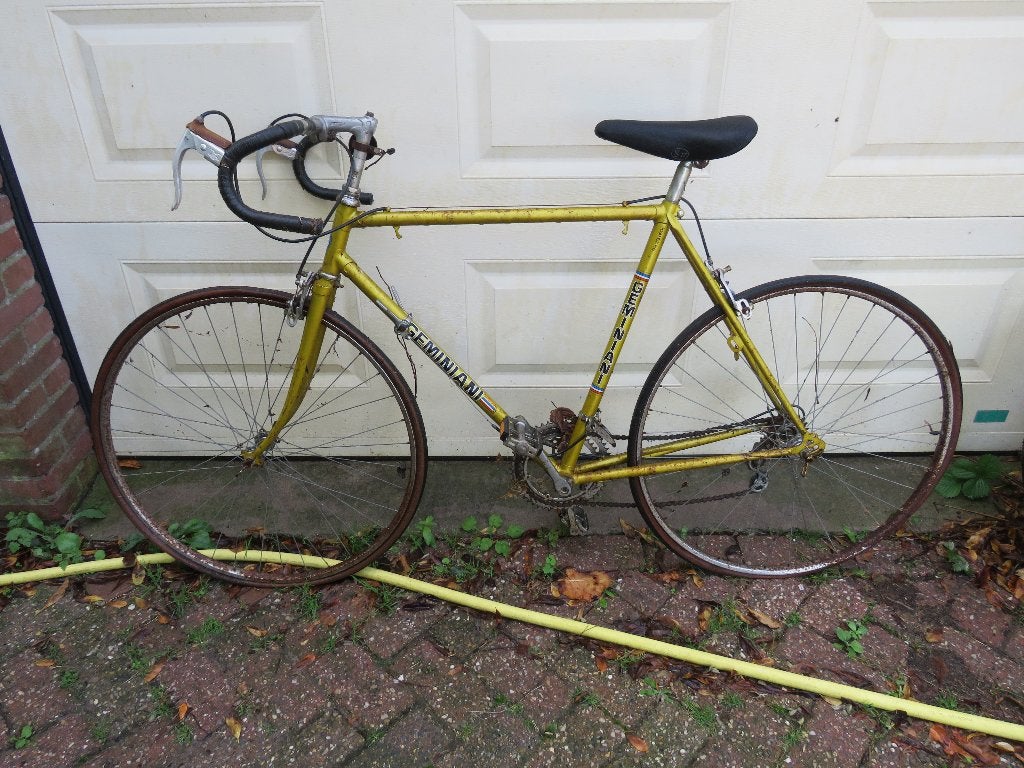 opknapper vintage wielrenfiets geminiani, Fietsen en Brommers, Gebruikt, 26 inch, Ophalen, Overige merken
