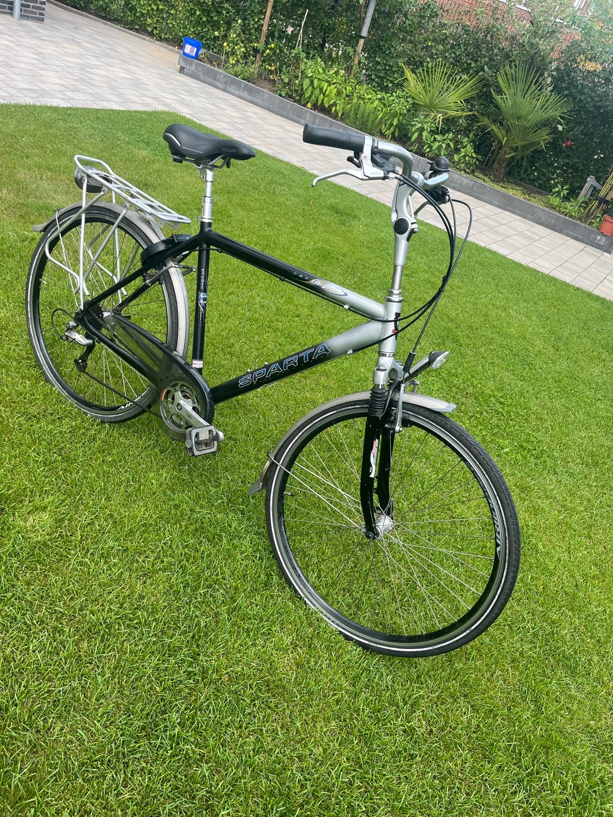 Sparta fiets maat L 54 cm 28 inch met 24 versnellingen, 28 inch, Velgrem, Meer dan 20 versnellingen, Ophalen