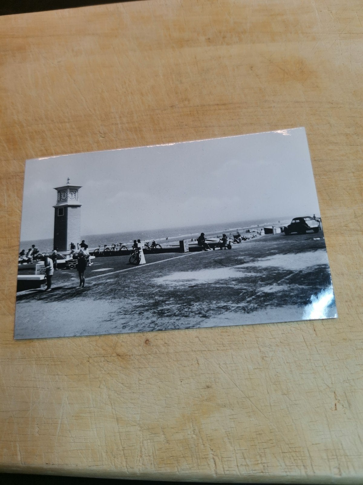 Oude kaart Sint-Idesbald, Zeedijk, Verzamelen, Ophalen of Verzenden