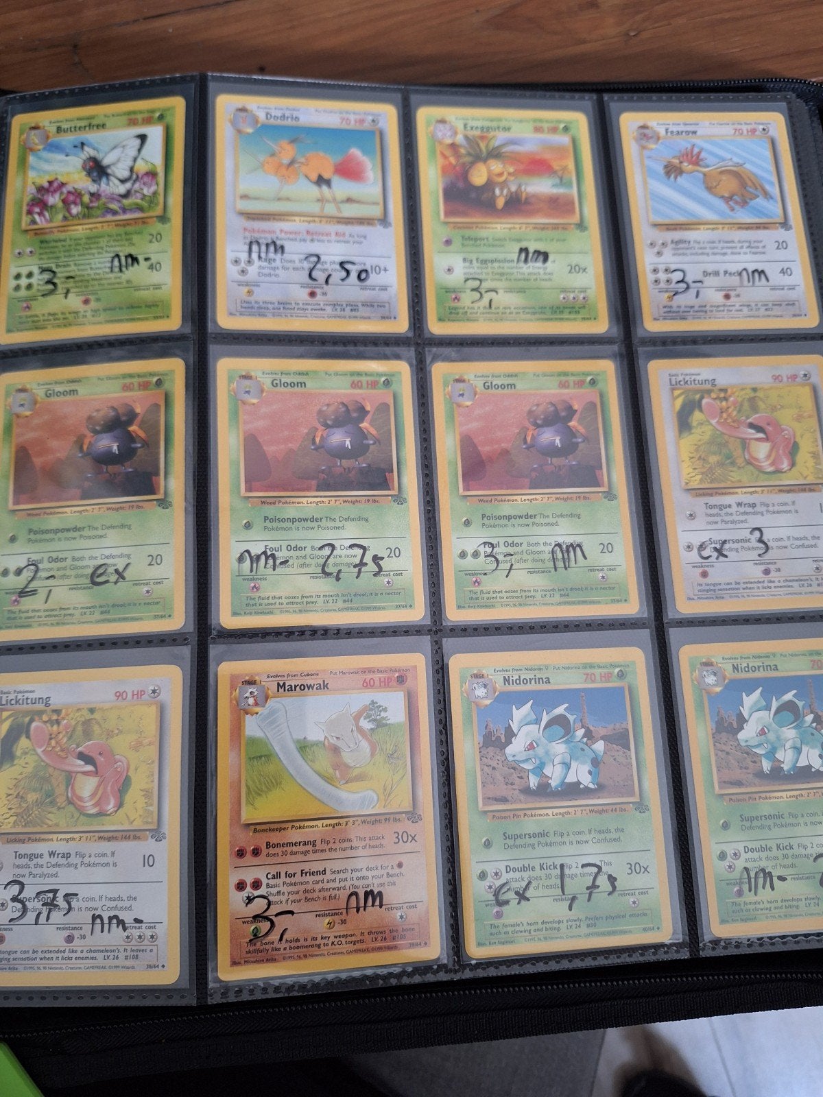 jungle engels - losse verkoop - vintage pokemon, Ophalen of Verzenden, Zo goed als nieuw, Meerdere kaarten