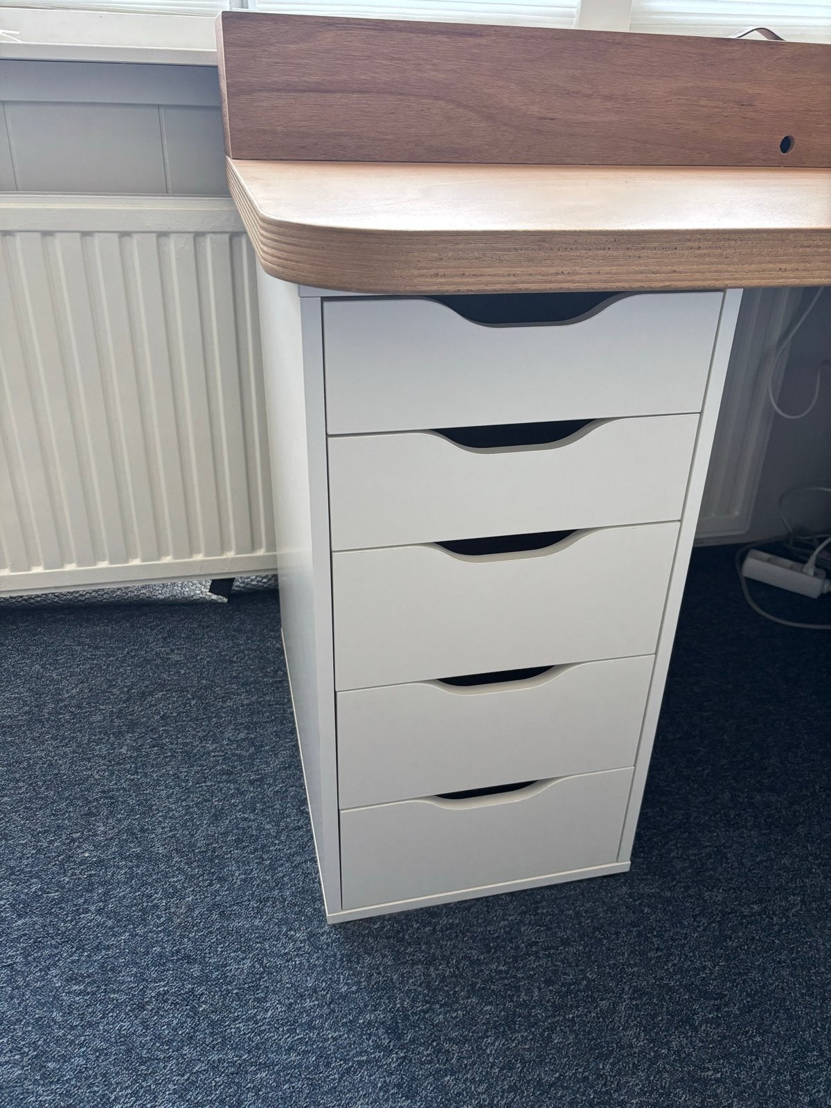 IKEA Alex ladeblok wit - Zo goed als nieuw, Huis en Inrichting, Kasten | Ladekasten, Ophalen, Overige materialen, Minder dan 50 cm