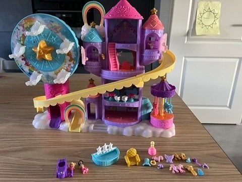 Polly Pocket Regenboog pretpark, Ophalen of Verzenden, Zo goed als nieuw, Jongen of Meisje