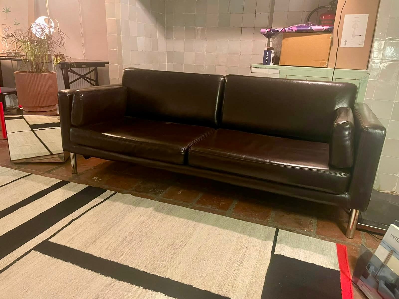Vintage Ikea Säter bank, Ophalen, Gebruikt, 150 tot 200 cm, Tweepersoons