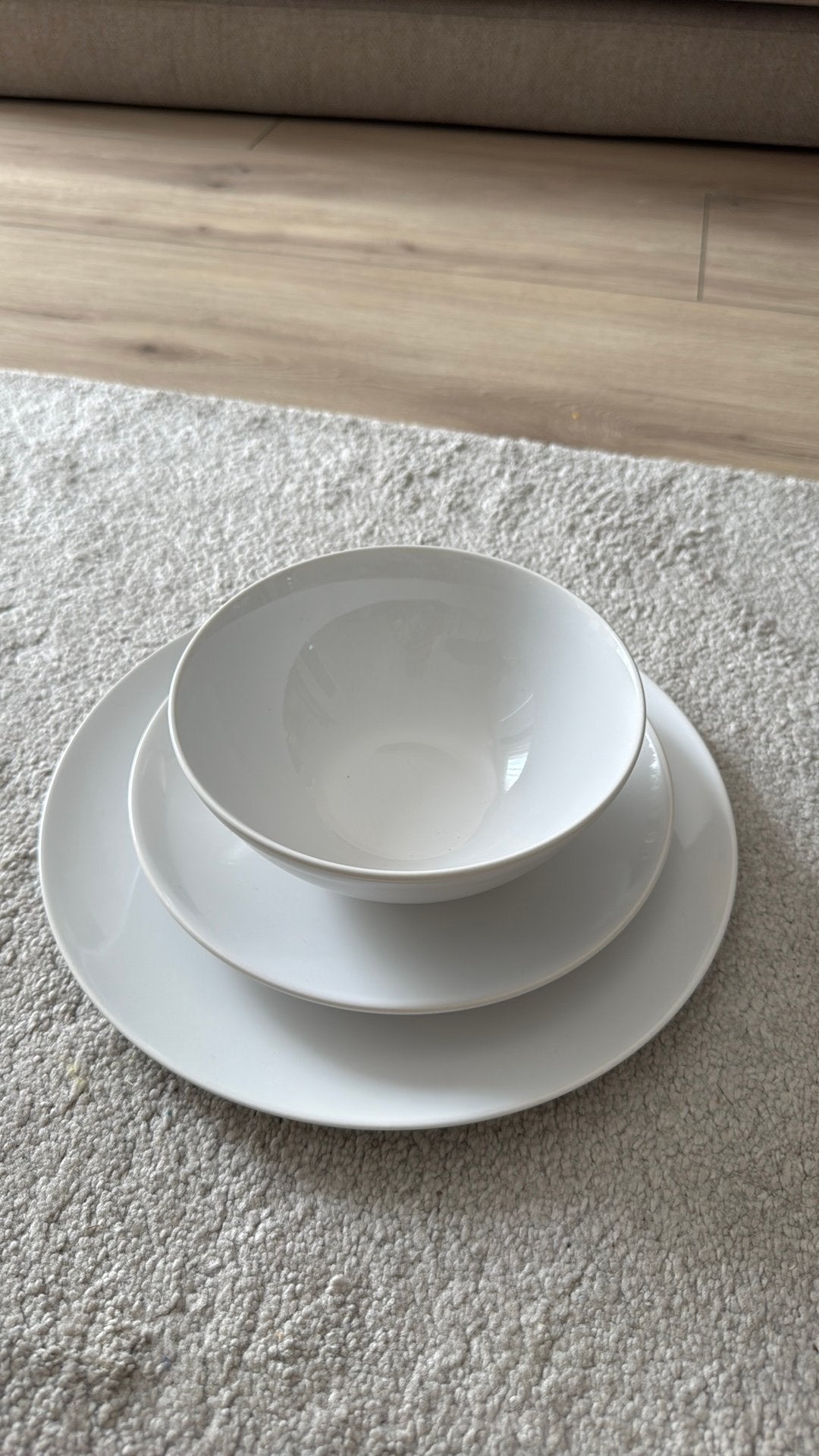 Wit servies Ikea, Ophalen, Porselein, Overige stijlen, Bord(en)