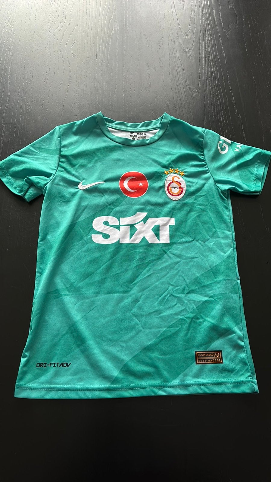 Galatasaray keepersshirt maat 152, Kinderen en Baby's, Ophalen of Verzenden, Zo goed als nieuw