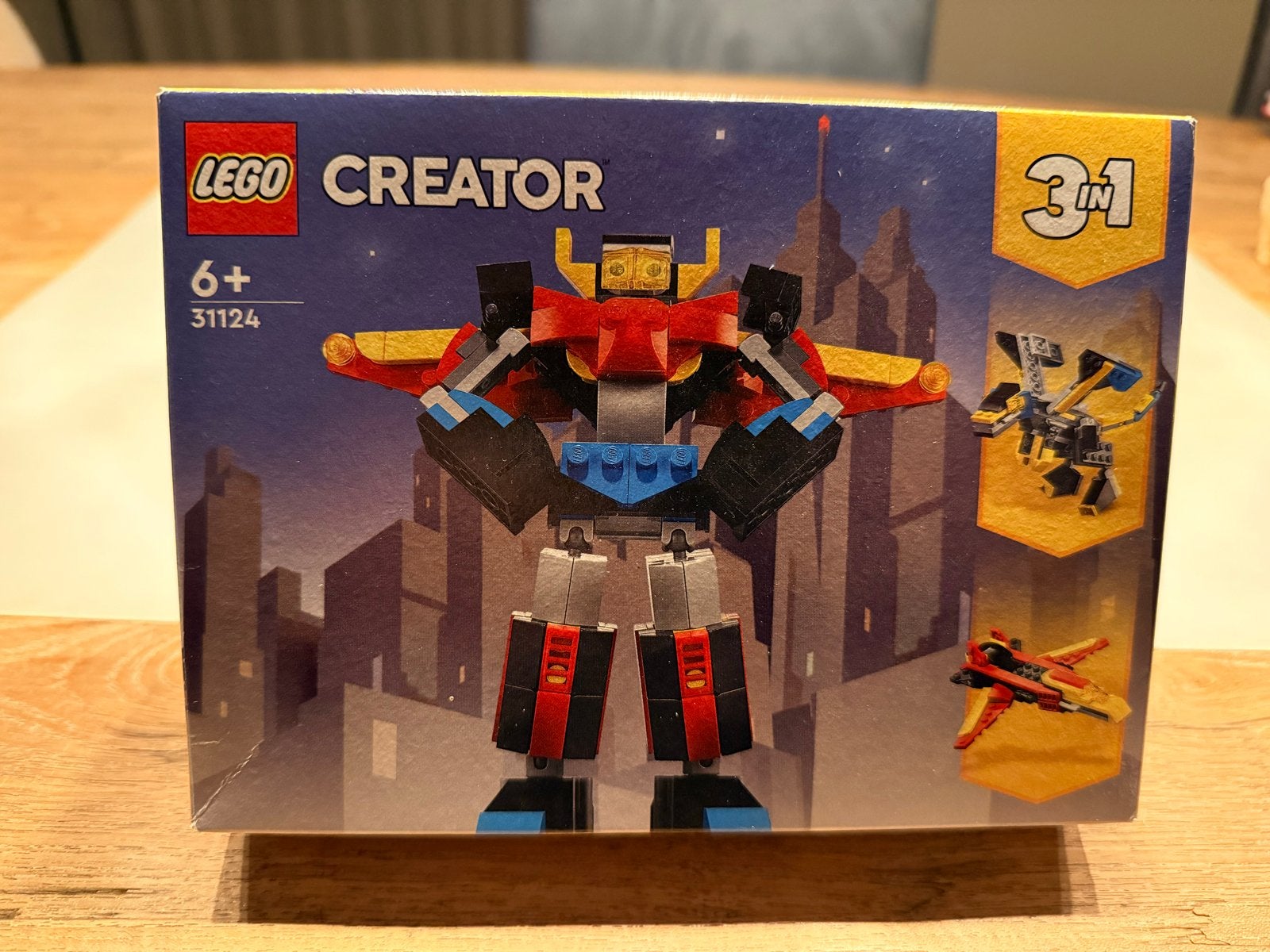 Lego Creator 31124 Robot (3 in 1) MET DOOS!, Lego, Ophalen of Verzenden, Zo goed als nieuw, Compleet