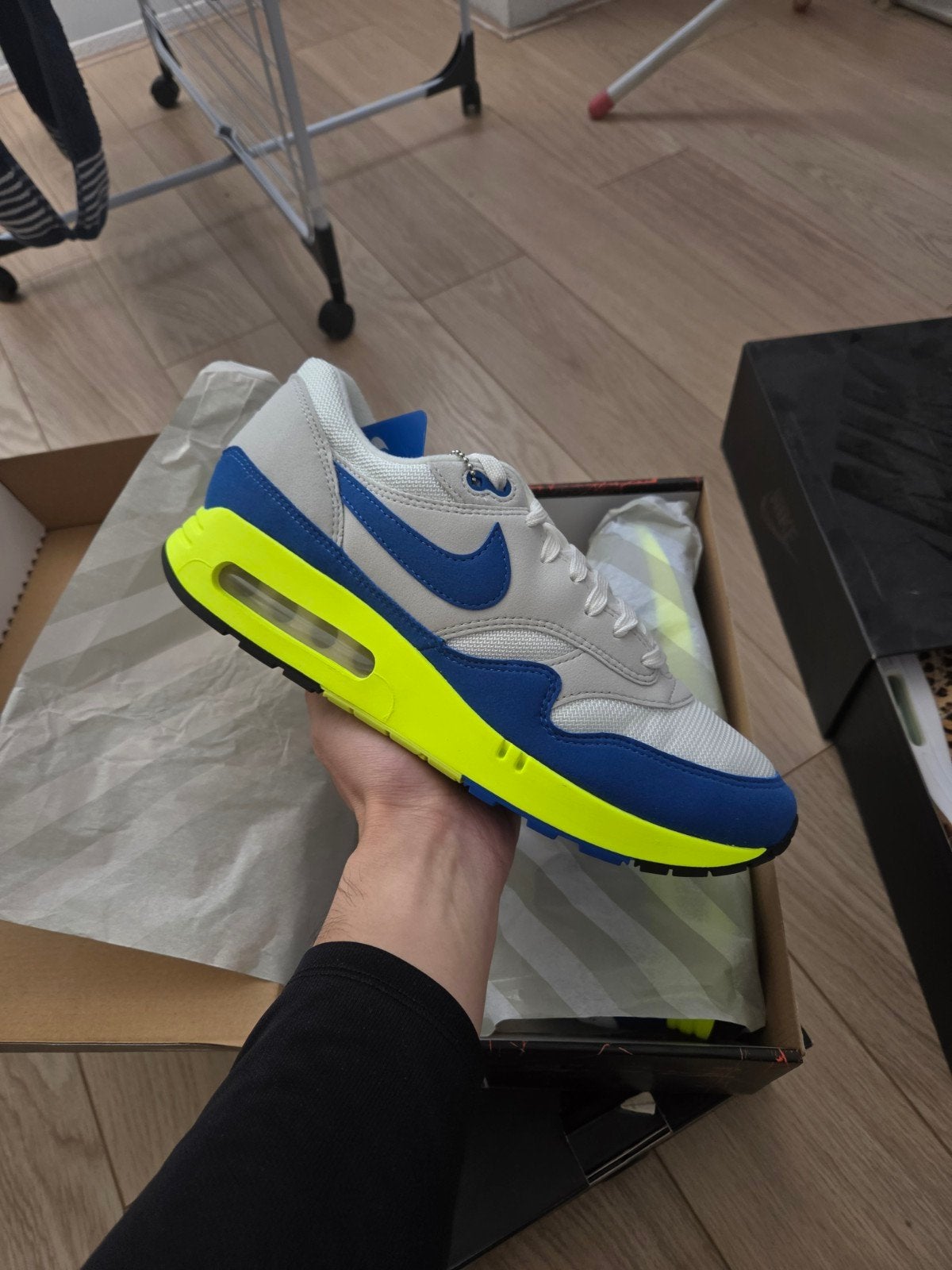 Nike Air Max 1 '86 OG Big Bubble Royal Blue 45 - us11, Blauw, Nike, Nieuw, Ophalen of Verzenden