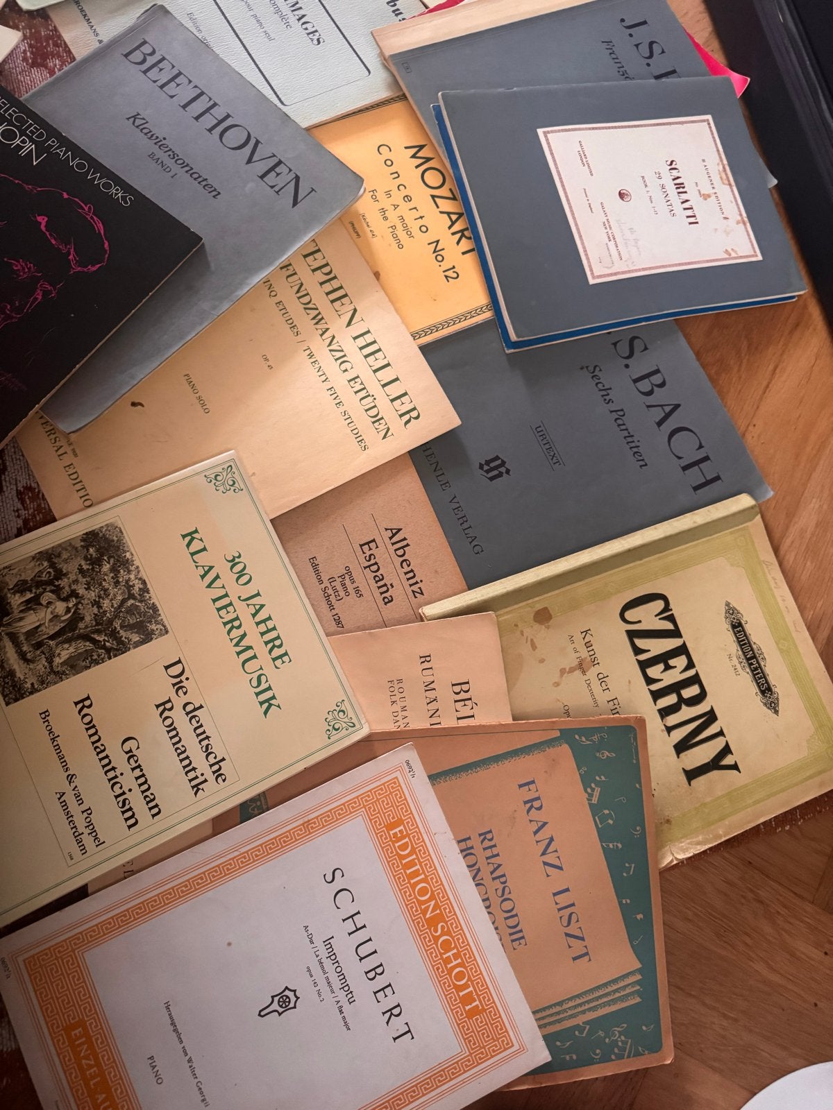 Grote collectie bladmuziek voor piano - Klassiek, Gebruikt, Klassiek, Ophalen of Verzenden, Artiest of Componist