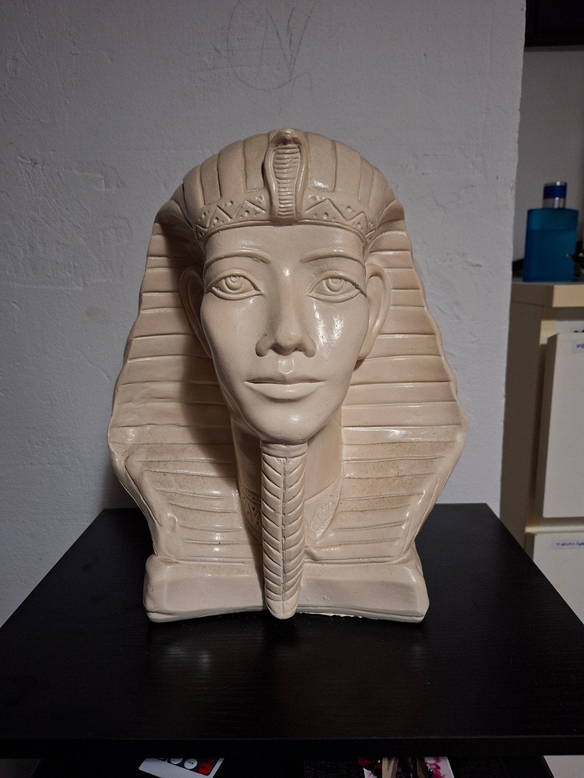 Mooie Egyptische beelden, Ophalen, Gebruikt, Steen/keramiek, Beige