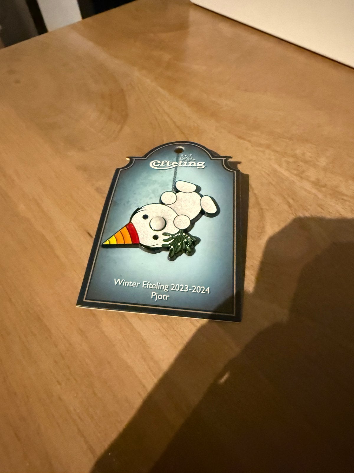 Efteling pin pjotr 1, Verzamelen, Efteling, Ophalen of Verzenden, Zo goed als nieuw, Button of Speldje