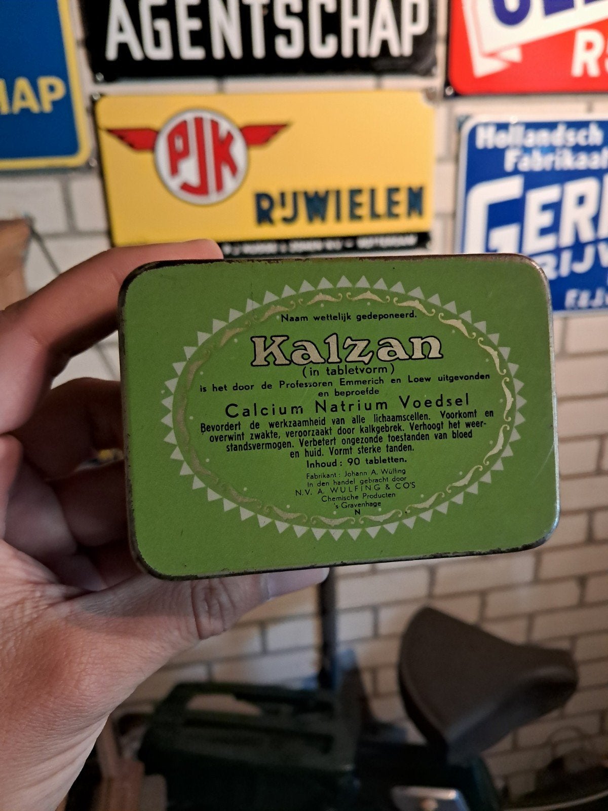 Kalzan blikje, Ophalen of Verzenden, Zo goed als nieuw, Overige