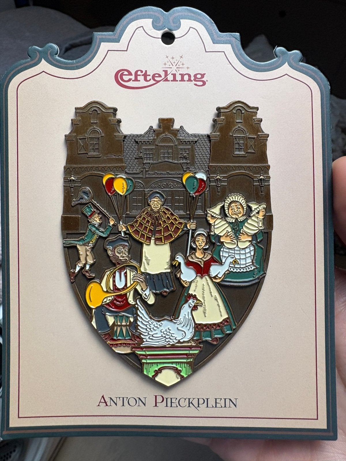 Ophalen: Efteling Anton Pieckplein Pin (nieuw), Ophalen, Nieuw, Button of Speldje