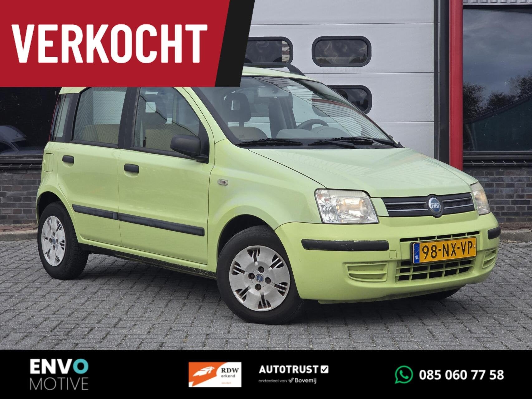 Fiat Panda 1.2 Dynamic Stuurbekrachtiging/APK tot mei 2027, Auto's, Voorwielaandrijving, Gebruikt, Origineel Nederlands, Bedrijf