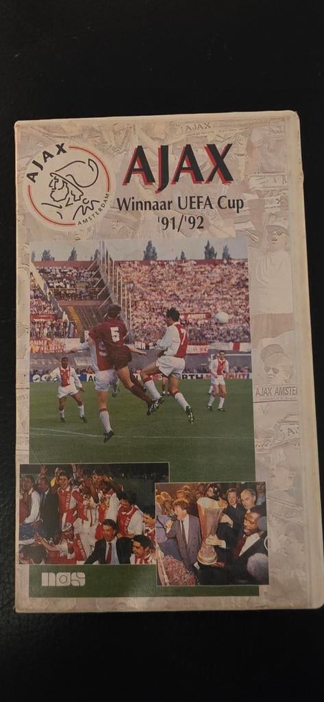 Ajax Winnaar UEFA Cup '91/'92 VHS, Alle leeftijden, Ophalen of Verzenden, Gebruikt, Overige genres
